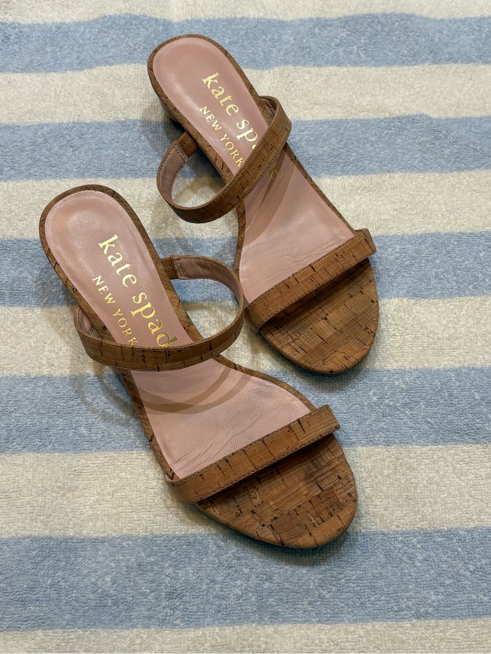 kate spade Palm Springs Cork Slide Sandals